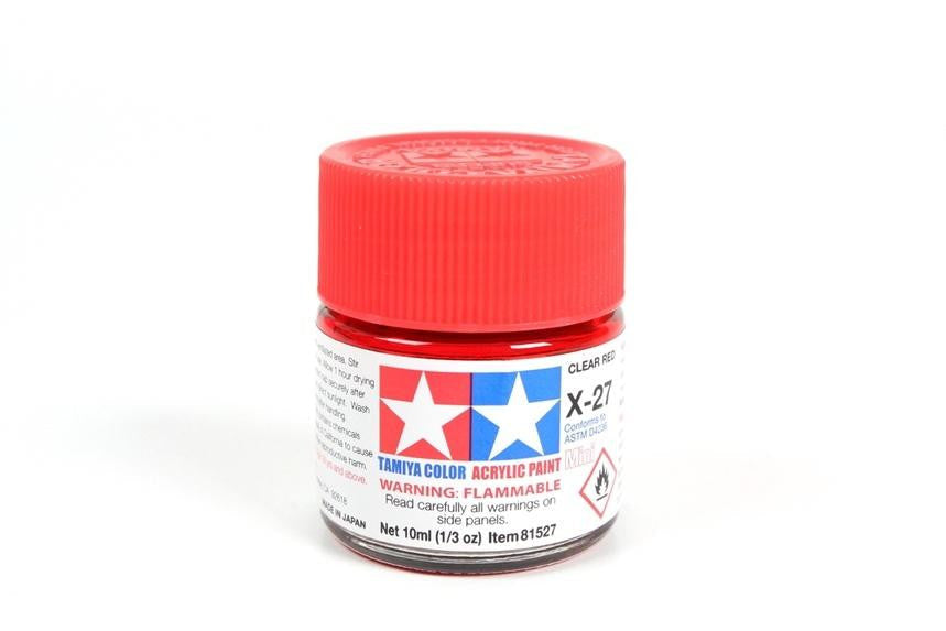 Tamiya X-27 Clear Red Mini